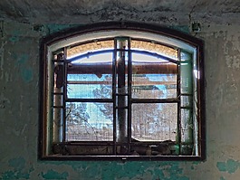 窗口,被遗弃,废墟