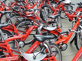 輪,自行車,休閑