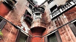 威尼斯,正面,天空