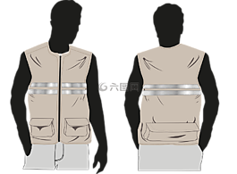 背心,服裝,安全