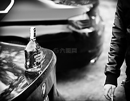 寶馬,自動,車頭燈