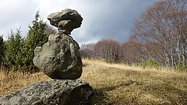 石頭,高度,風暴