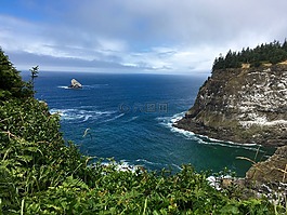 俄勒岡,海洋,懸崖