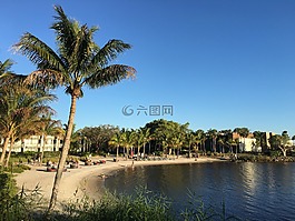 地中海俱樂部,鷸灣,海灘