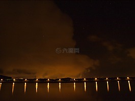 夜景,背景,戶外