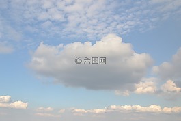 云,天空,藍色