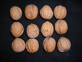堅果,核桃,按鈕