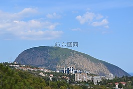 山,景觀,天空