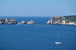 島,船舶,海
