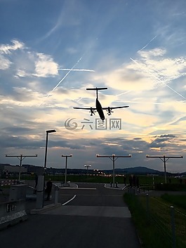 機(jī)場,飛機(jī),登陸