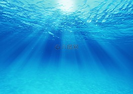 海,藍(lán)色,水