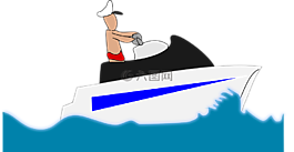 船,休閑,導航