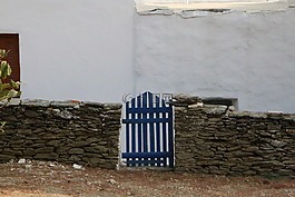 門,藍(lán)色,希臘