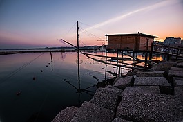 日落,海,天空