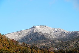 山,雪,冬季