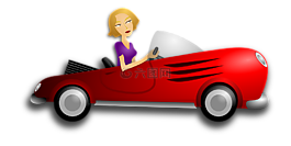 汽車,女子,金發(fā)