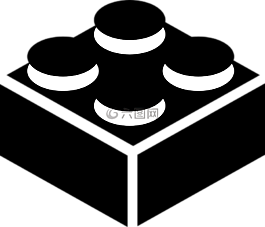 塊,符號,黑