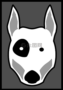 狗,脸,眼