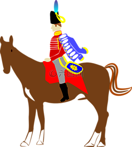 男子,騎,馬