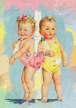 嬰兒,拼貼畫,釀酒