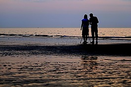海灘,沙,海