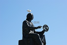 雕像,目睹,戶外