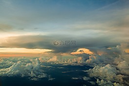 云,太陽,天空