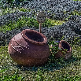 陶器,花園,裝修