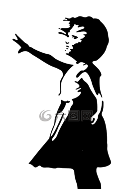 女孩,到達(dá),拉伸