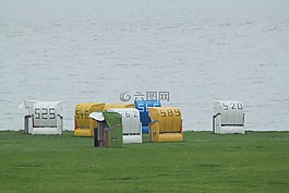 俱樂(lè)部,沙灘椅,海灘
