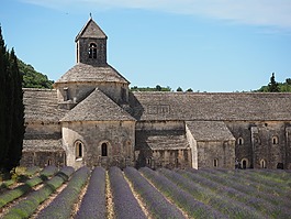 修道院sénanque,修道院,阿比