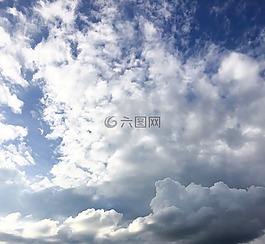 云,非洲的天空,蓝色