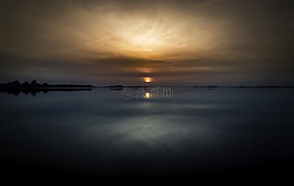 日落,太陽,天空