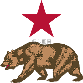 加利福尼亞州,熊,明星