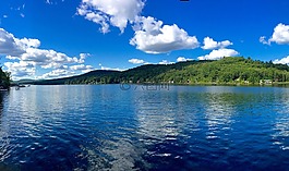 水,自然,全景