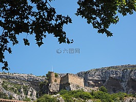 菲利普德cabassolle的廢墟,城堡,burgruine