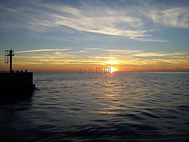 云,海,天空