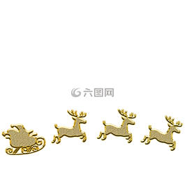 圣誕老人,鹿,雪橇