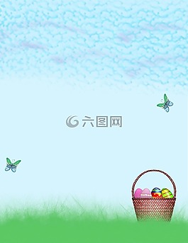 天空,春,春天