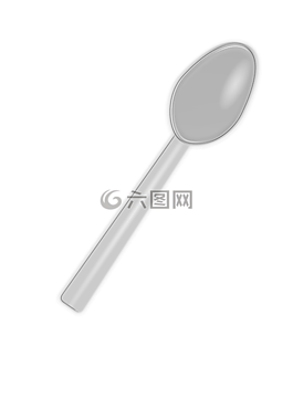 勺子,吃,食品