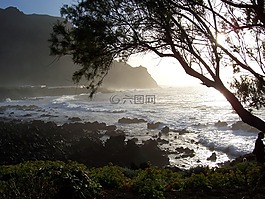 特內里費,孤單,海