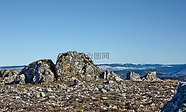 歡快,巖,山
