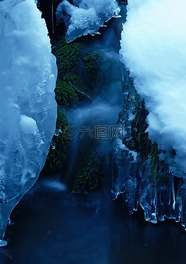 雪,冬天,冰