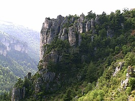 岩,峡谷,jonte