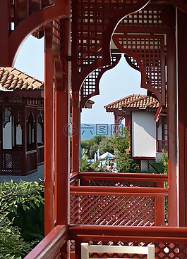 陽臺(tái),海,度假