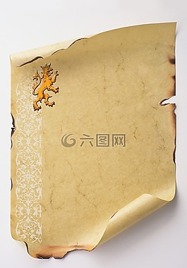 證書,文檔,獅子
