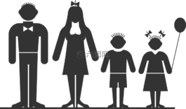 家庭,人,父親