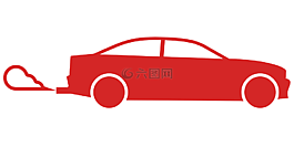 車(chē),紅色,空氣