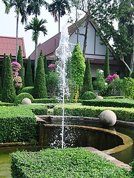 噴泉,噴霧,水