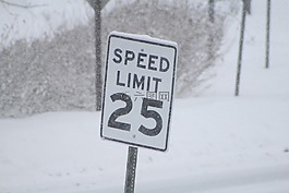 冬天,雪,路
